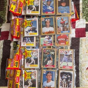 Vintage Baseball Trading Cards Collection